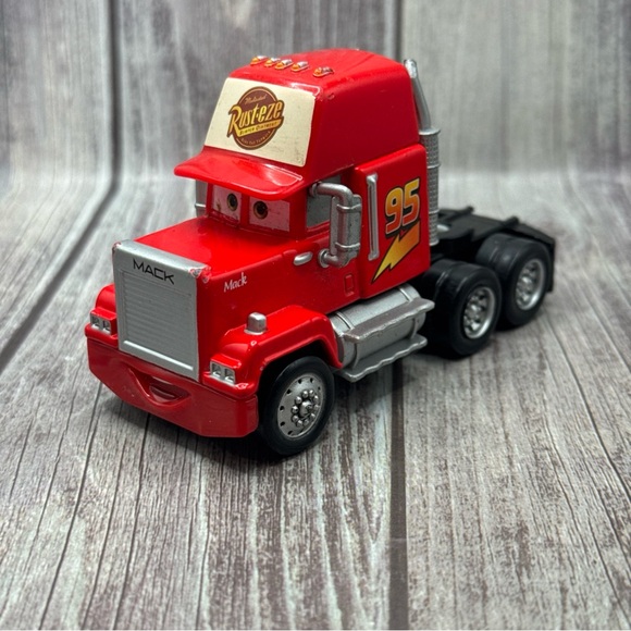 Disney Other - Disney Pixar Cars Mack Truck Mini Racers Transporter Hauler